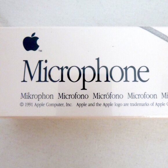 NEW VINTAGE 1991 APPLE COMPUTER MACINTOSH MICROPHONE 699-5098-A SEALED - Picture 5 of 5